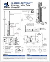 Server Lift Model SL-500XL Data Center Electric Lift
