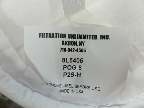 (20) Filtration Unlimited BIOKLEEN Filter Bags - 8L5405, POG5, P2S-H