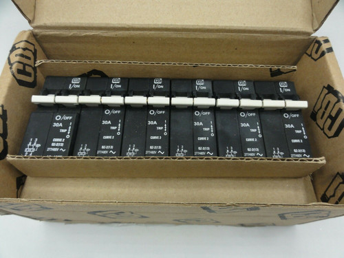 (6) MidNite CBi DIN Mount 277/480V AC 30A 2-Pole MNEPV15-300 Circuit Breakers