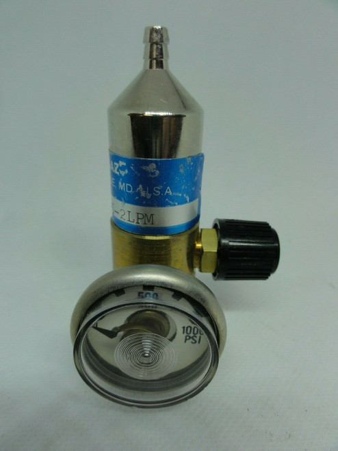 ALPHAGAZ 715-2LPM Cylinder Pressure Regulator Gauge 0-1000 PSI