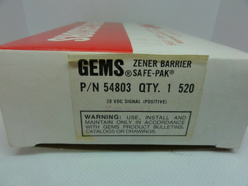 IMO Gems Sensors ST-54803 Positive Two Circuit 20V, 180OHMS *NEW*