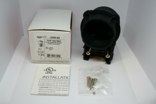 Pass & Seymour L20303-AN Turnlock Angle Adapter For 20/30A Plugs and Connectors