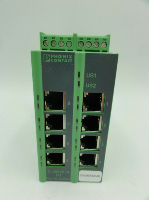 Phoenix Contact Industrial Ethernet Managed Type FL Switch LM 8TX, #2832632