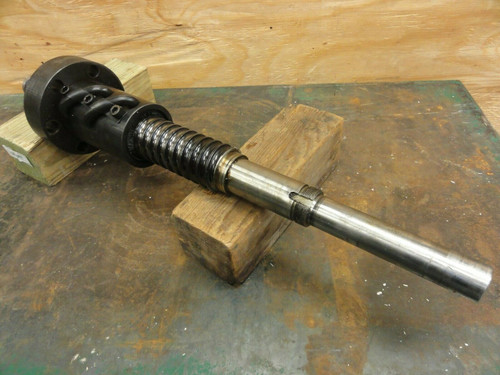 PRECISION BALL SCREW & NUT, OVERALL LENGTH: 26", SCREW LENGTH: 15"