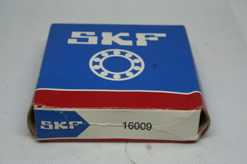 SKF MODEL 16009 SINGLE ROW BALL BEARING, 75X45X10mm *NEW*