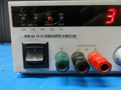 Xantrex XHR 60-18 DC POWER SUPPLY, 0-60V, 0-18A