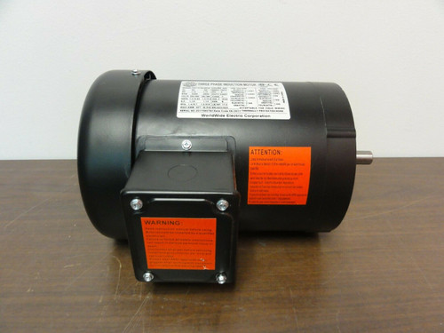 Worldwide NAT 13-36-56CB Induction Motor, 3-Phase, Frame: 56C - See Description