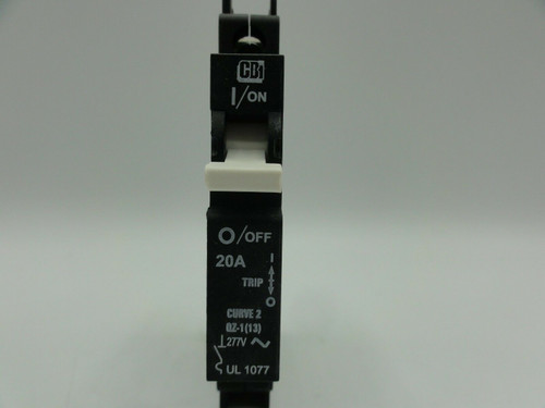 MidNite CBi DIN Mount QZ-1(13) C2 240/415V AC 20A 1-Pole Circuit Breaker