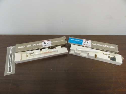 (2) Bio-Dynamics Automatic Pipette's, Unitest and Lambda 25