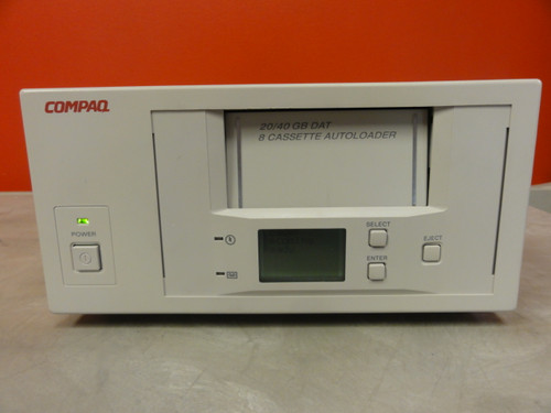 Compaq Model Dp2, 20/40 GB DAT 8 Cassette Autoloader