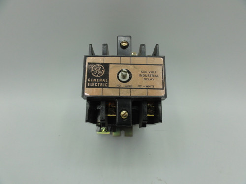 GE CR120B 020 Industrial Relay, NEMA A600, P300 Coil 120V