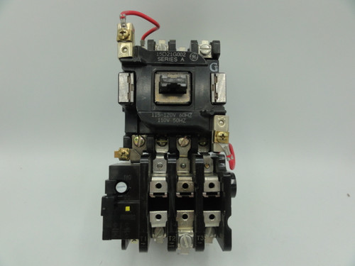 GE CR306C002 Magnetic Motor Starter, 120A, 3 Pole
