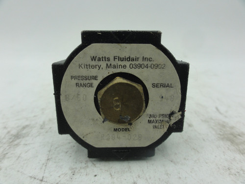 Watts Fluidair Inc. R384-028 Pressure Valve