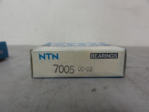NTN 7005 Ball Bearings (Lot of 2) Brand New
