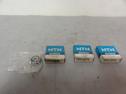 NTN 609LLB/1K Deep Groove Ball Bearings (Lot of 5) New (Open Box)