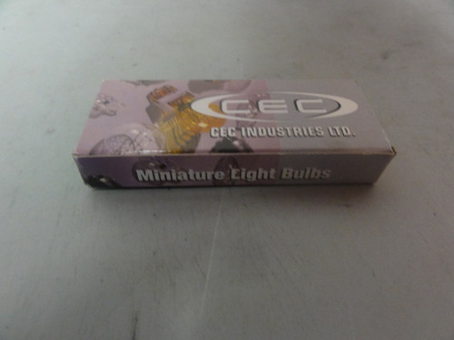 CEC 757 Miniature Light Bulbs (Lot of 5) New (Open Box)