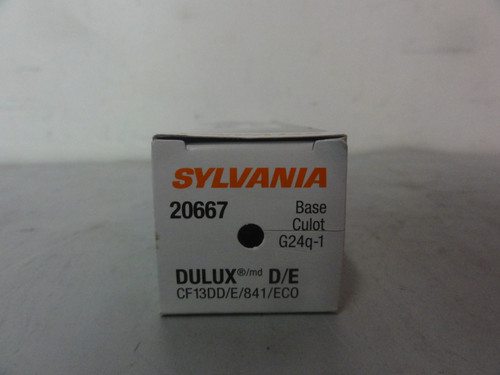 Sylvania 20667 13W Dulux D/E Compact Fluorescent Bulb - New