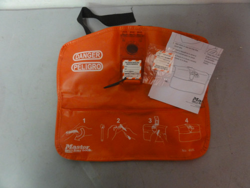 Master Lock 468L Seal Tight Handle-Off Ball Valve Lockout- Fits 3/8" to 4" Pipe Brand New