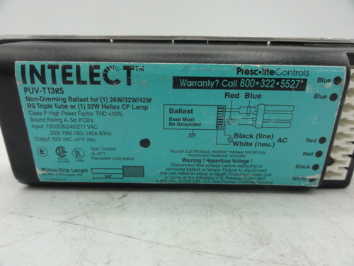 Intelect PUV-T13RS Non-Dimming Ballast