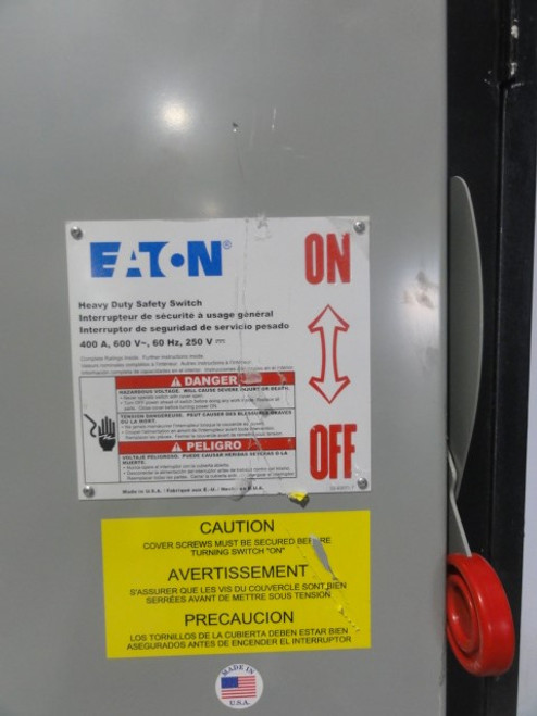 Eaton DH365NGK Series B Heavy Duty Safety Switch