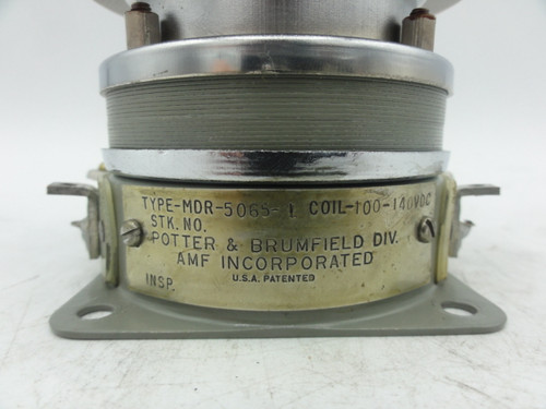 Potter & Brumfield MDR-5065-1 100-140V DC Rotary Relay