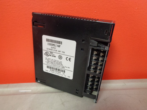 GE IC693MDL740F PLC Module, Output 12/24 VDC, 0.5A, 16PT POS