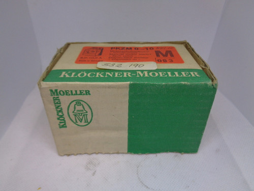 Klockner Moeller PKZM 0-10 Manual Motor Starter (Box of 1) 6,0-10,0A