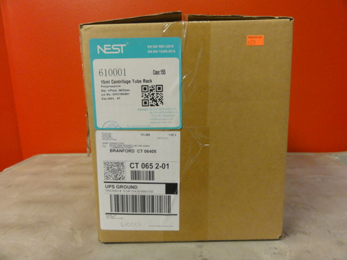 Case/ NEST 610001 15ml Centrifuge Tube Rack, Polypropylene (50 Pieces)