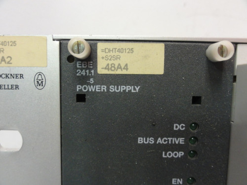 Klockner Moeller Sucos PS316 Module Rack w/ Power Supply, Output Analog -*Used*
