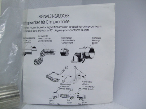 Contact Connectors Signaleinbaudose 54599091 Connector