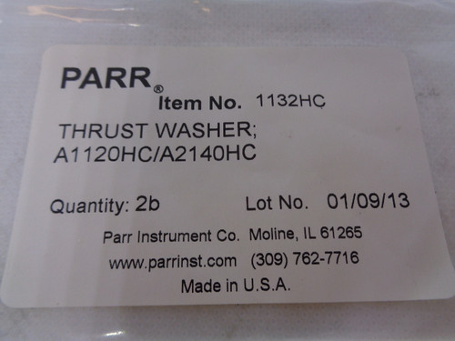 PARR 1132HC Thrust Washer, A1120HC/A2140HC (Pack of 2)
