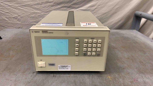 Agilent 86060C Lightwave Switch, OPT: 001, 052, 109, 308