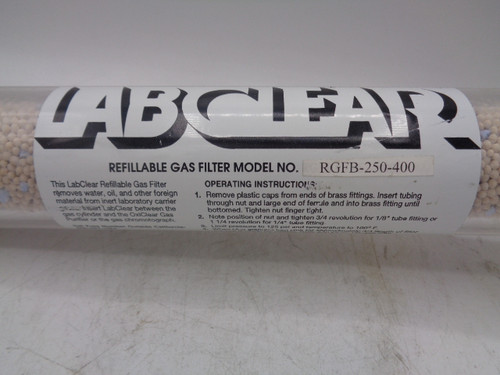 LabClear  RGFB-250-400 Refillable Gas Filter