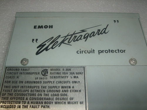 EMOH E-30A Ground Fault Circuit Protector 11673