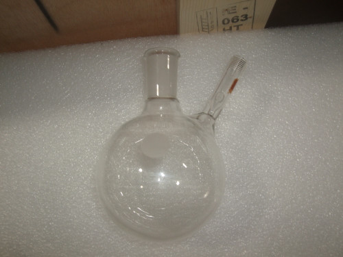 Chemglass AF-0529-05 500mL Flask, Reaction, 24/40, Airfree, Schlenk (WHITE)