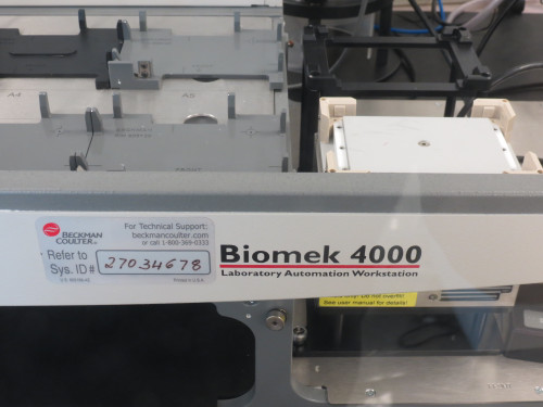 Beckman Coulter Biomek 4000 (A99749) Liquid Handler w/ Computer & Accessories