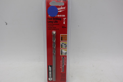 Milwaukee 48-20-8810 1/4" Hammer Drill Bit - LOT OF 5