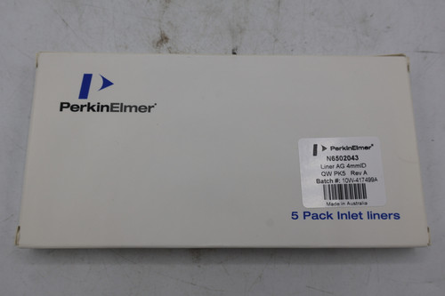 Perkin Elmer N6502043 Inlet Liner AG 4mmID QW 3pk