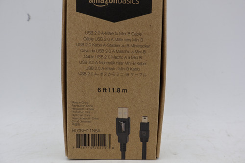 AmazonBasics B00NH11N5A USB 2.0 A-Male to Mini-B Cable Lot of 3