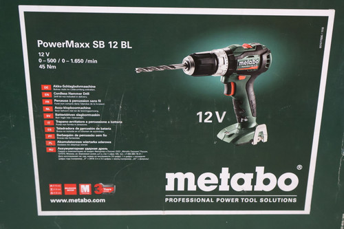 Metabo SB 12 BL PowerMaxx 12V Brushless Hammer Drill/Driver