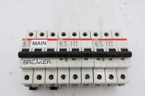 Lot of 3 ABB S203U-C Circuit Breakers