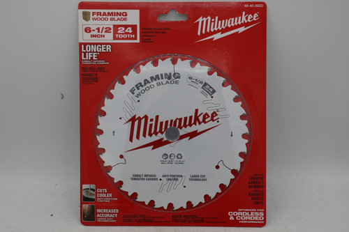 Milwaukee 48-40-0620 Wood Framing Saw Blade 6-1/2 Inch 24Tooth -Lot of 3