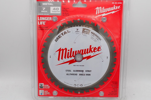 Milwaukee 48-40-4230 7 Inch Metal Saw Blade 40Tooth