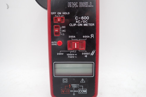 F.W. Bell C-600 AC/DC Clip-On Meter