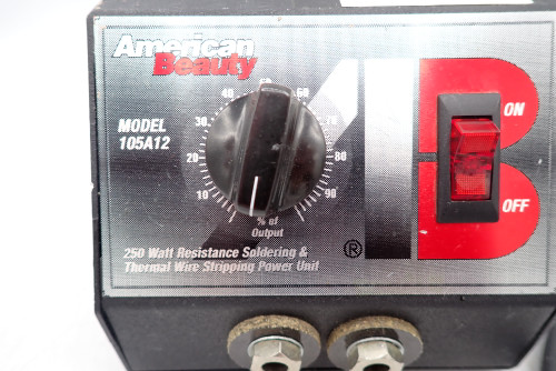 American Beauty 105A12 250 Watt Soldering Power Unit