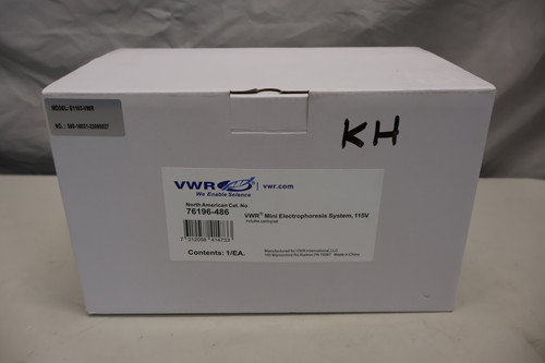 VWR 76196-486 Mini Electrophoresis System, 115V