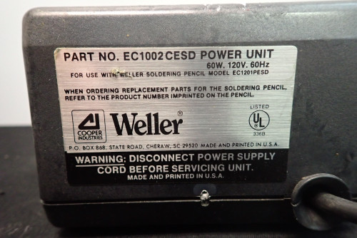 Weller EC1002CESD Power Unit 60W 120V