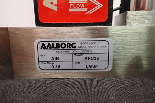 AALBORG AFC3600 Mass Flow Controller Air 0-15 Range