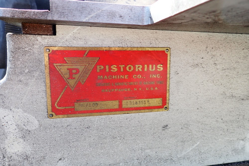 Pistorius Machine Co. MN/100 Double Miter Saw