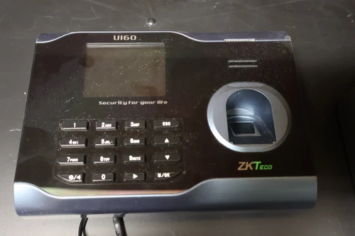 ZKTeco UI60 Fingerprint Scanner w/ Brother QL-570 Label Printer